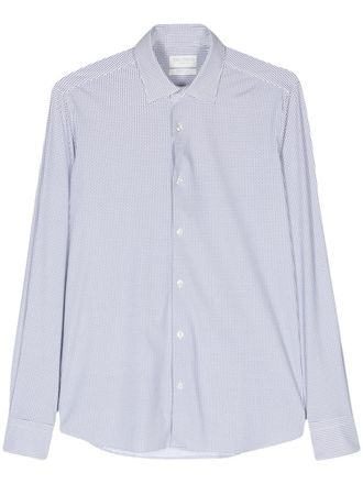 Dell'Oglio geometric-print long-sleeve shirt - White