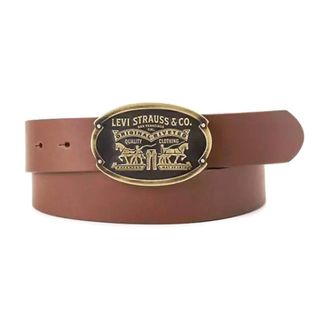 Levi's Heritage Belt - Dames - Accessoires - Bruin - Maat: 95 CM Leer