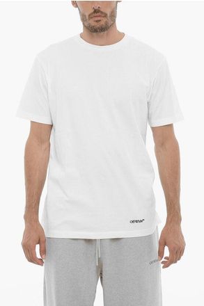 Off-white SEASONAL Crewneck T-Shirt SCRIBBLE DIAG Embroidered size 3xl