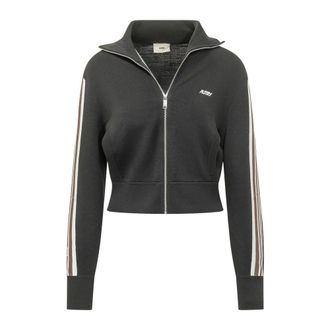Autry Hoodies & sweatvesten, Dames, Zwart, M, Jacket Main Knit