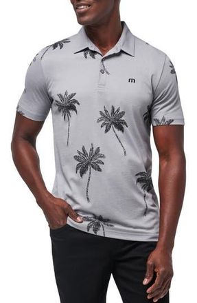 Travis Mathew Mesic Palm Tree Polo in Heather Grey at Nordstrom Rack, Size Small
