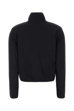 Burberry Womens Black Stretch Nylon Reversible Jacket Giacche E Gilet
