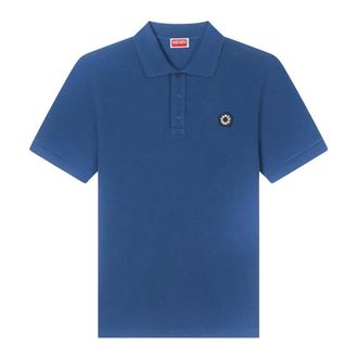 Kenzo Polo Shirts, male, Blue, Size: 2XL Boke Flower 2.0 Slim Polo