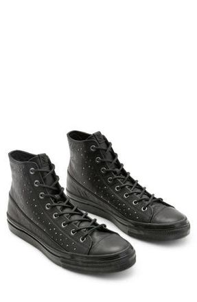 John Varvatos 315 Vulcanized Studded High Top Sneaker in Black at Nordstrom Rack, Size 11