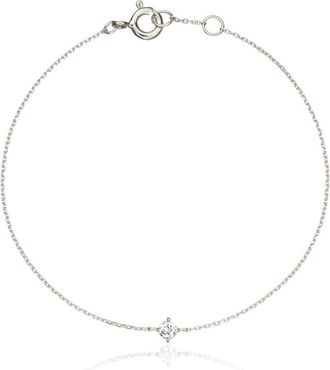 Lily & Roo Silver Small Birthstone Pendant Bracelet