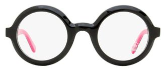 Moncler ML5194 Round Acetate Eyeglasses - Black