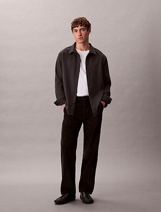 Calvin Klein Pantal&oacute;n Chino Recto Estilo A&ntilde;os 90 De Pana