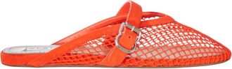 Alaia Mule van mesh en su&egrave;de - Dames - Slip ons - Oranje - 39 EU - Su&egrave;de - Schoenen