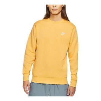 Nike Sportswear Club Fleece Round Neck Pullover Bright Yellow BV2663-761