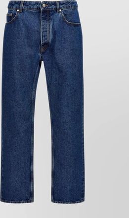 Palm Angels lw monogram denim trousers