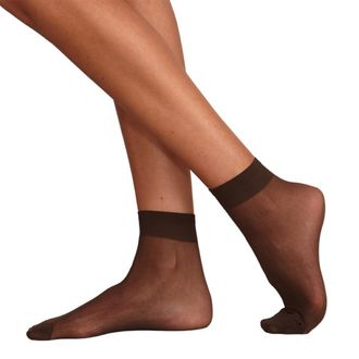 Reev&egrave; 6 X Ladies Socks 15 Denier Sheer Anklets Super Soft Ankle Socks Women Extra Smooth & Comfort Top Womens Socks with Reinforced Toe One Size (One Size, 