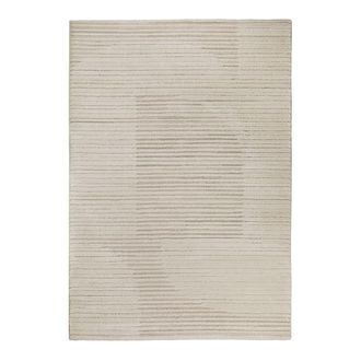 Wecon Home Alfombra diseño inspiración natural en relieve tonos beige 120x170