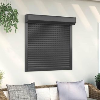 Berkfield Home Roller Shutter Aluminium 100x100 cm Anthracite