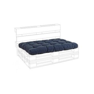 BIZZOTTO Coj&iacute;n En Tejido Poly Palet Asiento Vaquero Azul