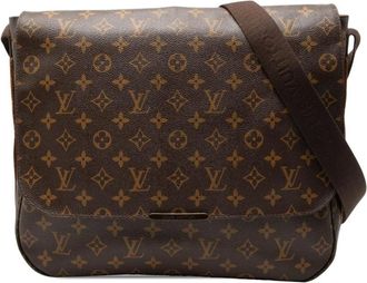 Louis Vuitton Pre-owned Cross Body Bags, female, Brown, Size: ONE SIZE Pre-owned Patterned Messenger Bag
