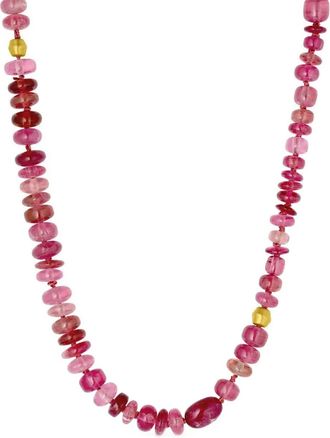 Leigh Maxwell Jewelry Collana in oro giallo 18 carati con tormalina