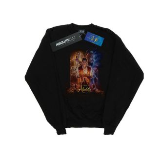 Disney Dames/Dames Aladdin Film Poster Sweatshirt (Zwart)