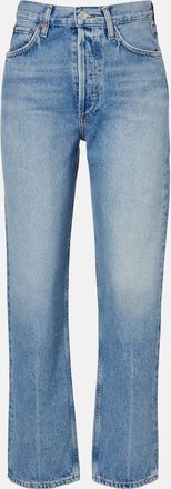 A Gold E 90s mid-rise straight jeans