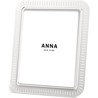 ANNA new york Striations 8 x 10-Inch Picture Frame in Silver at Nordstrom, Size 8X10