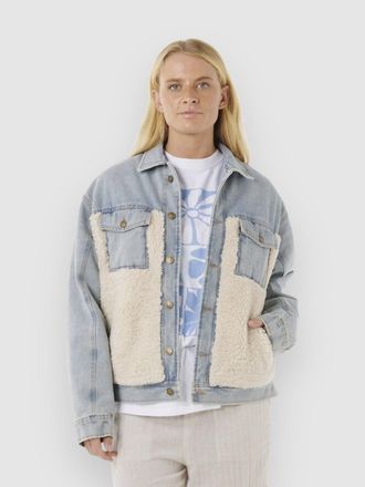 Rip Curl Cruisin. Sherpa Denim Jacke blau