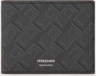 Ferragamo Men Ferragamo Monogram wallet Black