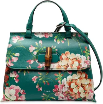 Gucci Pre-owned Gucci Small Calfskin Bamboo Daily Blooms Satchel Ladies 2WO8VCZUSMYZD3MH