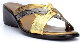 Generic Womens Mule Sandals Womens Sandals Ladies Sandals Ladies Mule Sandals Ladies Mules Womens Mules Gold/Silver/Black 5 UK
