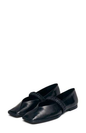 Alohas Lautan Square Toe Mary Jane Flat in Black at Nordstrom, Size 11-11.5Us
