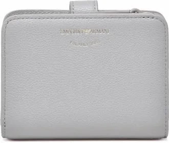 Emporio Armani Stone Bovine Leather Wallet