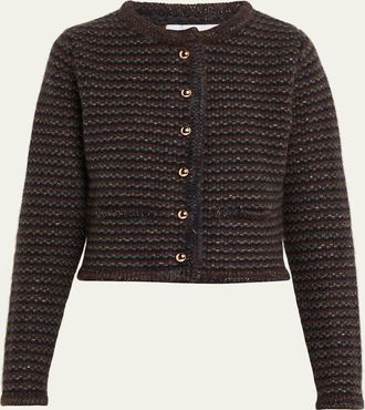 SPRWMN Ingrid Striped Cashmere Jacket