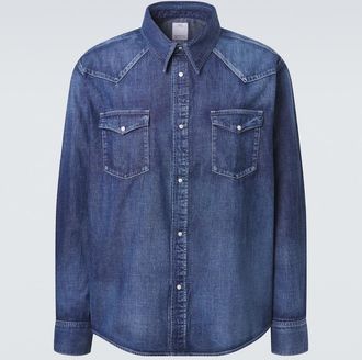 Visvim Camisa Social Sculpture de denim
