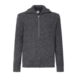 Eleventy Cardigan con zip a coste - - Knitwear - Uomo - Grigio - XL