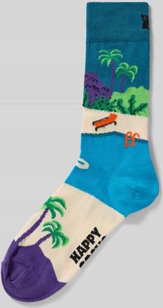 Happy Socks Socken aus Baumwoll-Mix Modell POOL SIDE in Blau, Gr&ouml;&szlig;e 41-46