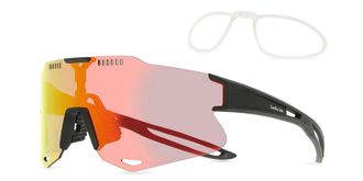 SmartBuy Collection Single Lens Rimless TR90 Mens Prescription Sunglasses Black Size 135 - SmartBuy Collection
