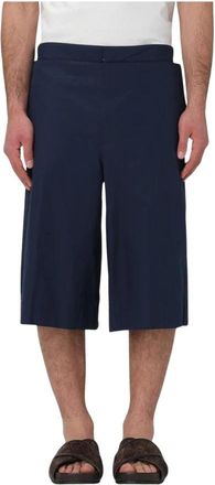 Bottega Veneta Hombre, Pantalones cortos, Azul, Talla: S