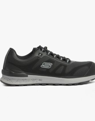 Skechers Mens Skechers Work 200053EC BULKLIN - BRAGOO Mens Safety Trainers Black - Size: 9.5