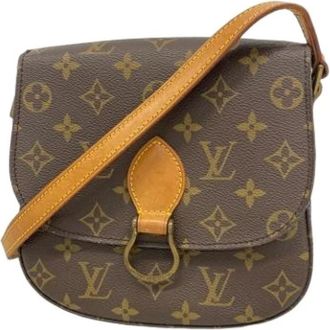 Louis Vuitton Pre-owned Cross Body Bags, female, Brown, Size: ONE SIZE Pre-owned Saint Cloud MM Shoulder Bag
