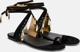 Isabel Marant Dreena embellished suede sandals