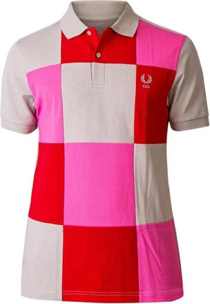 Comme Des Gar&ccedil;ons Tops, Heren, Veelkleurig, M, Katoen, Patchwork Poloshirt