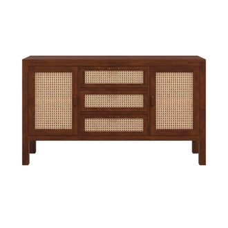 Rendez-Vous D&eacute;co Aparador de madera de mango y ca&ntilde;a