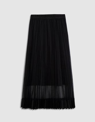 Ikks Lange plooirok van tule