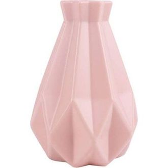 OEM Jarr&oacute;n Geom&eacute;trico De Cer&aacute;mica, Jarr&oacute;n Sencillo E Irrompible Para Decoraci&oacute;n De Interiores (mesa De Centro) - Rosa