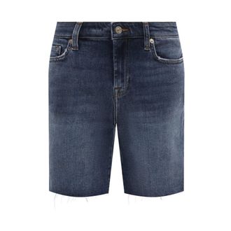 7 For All Mankind Denim Shorts, female, Blue, Size: W27 Denim Shorts