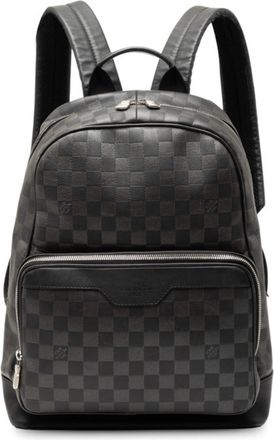 Louis Vuitton Damier Infini Black Leather Backpack (Pre-Owned)