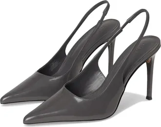 Steve Madden Reyes Pumps Womens Gray Stiletto Heel Slingback ZOGG3741