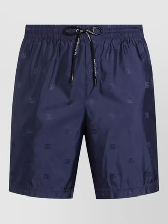 Dolce & Gabbana swim trunks dg monogram jacquard design