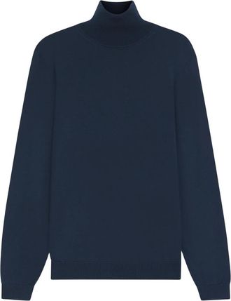 HUGO BOSS Turtleneck - Heren - Coltruien - Blauw - M - Truien & Vesten
