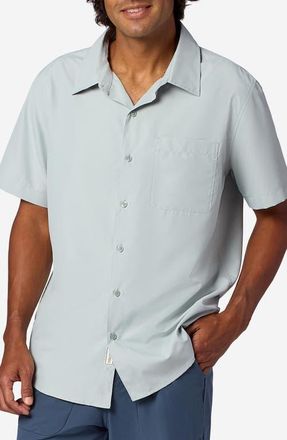 Marmot AirExchange UPF Short Sleeve Button-Up Shirt in Boulder Crack at Nordstrom, Size Xx-Large