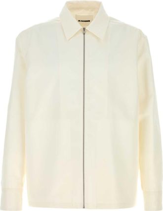 Jil Sander White Poplin Shirt