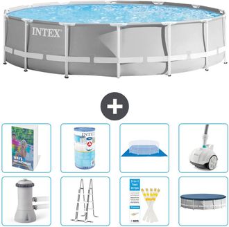 Intex Piscina Prism Frame Redonda - 427x107 Cm - 9-piezas S549